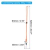 Unique Bargains Necklace Keychain Cord Metal Clasp Hook Ring Strap for Keys Whistle ID Card Badge Holder 3 Pcs - 2 of 4
