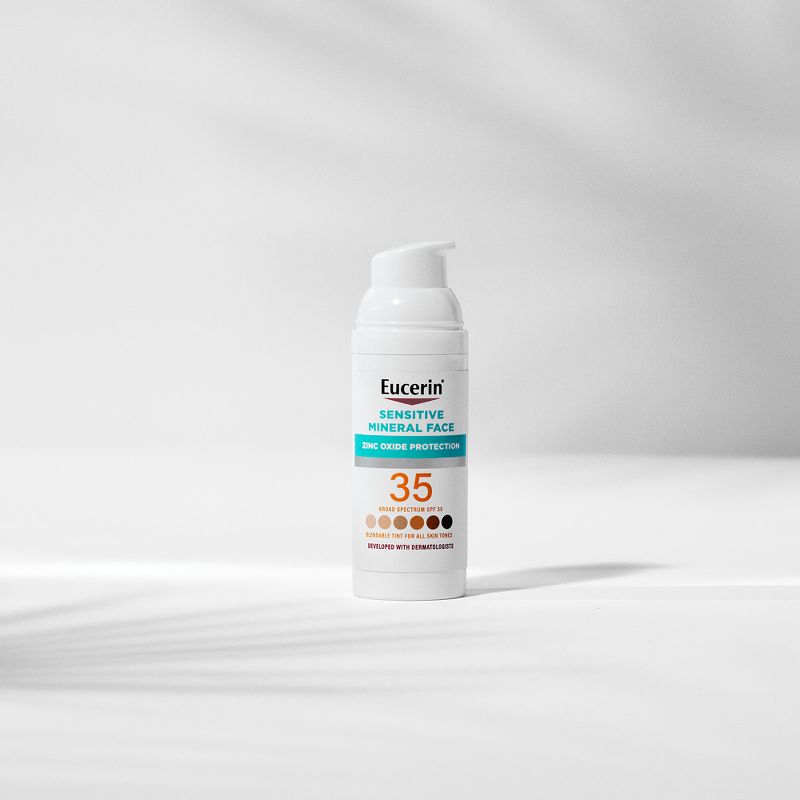 Eucerin Sensitive Tinted Mineral Face Sunscreen - SPF 35 - 1.7 fl oz, 3 of 18