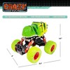 Crazy Truck Big Wheels Dinosaur Truck, 4.5" Friction-Powered Stunt Vehicle Kids 3+ - 2 of 4