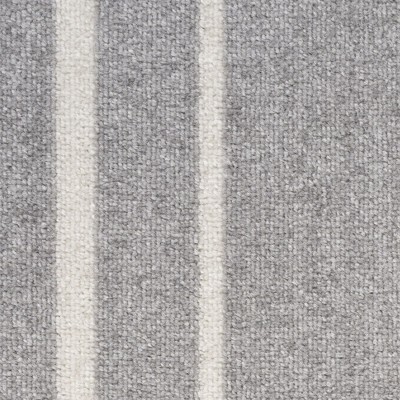 Essentials Grey/Ivory Double Bordered Indoor/Outdoor Rug