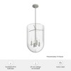 Hunter Fans 14" Sacha Ceiling Light Brushed Nickel 4-Bulb Pendant Modern Glamorous Design - 3 of 4