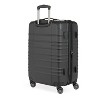 SWISSGEAR  Cascade Hardside Medium Checked Spinner Suitcase - Black - 2 of 4
