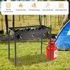Tangkula Outdoor 3-Burner Stove High Pressure Propane Gas Camp Stove 225,000 BTU - 3 of 4