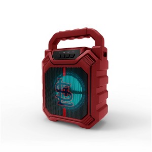 MLB St. Louis Cardinals Color Housing Large LED Speaker: Bluetooth, Portable, AM/FM Radio - 1 of 3
