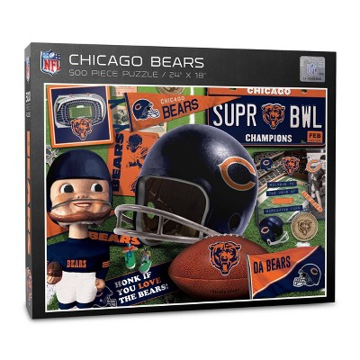 NFL Chicago Bears 500pc Retro Series Puzzle