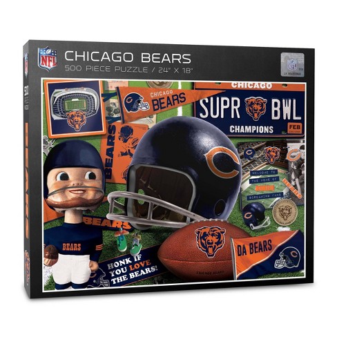 Nfl Chicago Bears 500pc Retro Series Puzzle Target