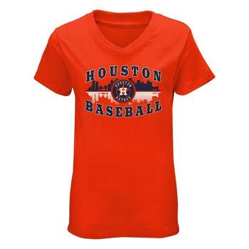 MLB Houston Astros Girls' V-Neck T-Shirt