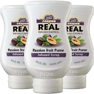 Reàl Infused Exotics Simply Squeeze Infused Syrup Passion Fruit 16.9oz Bottle for Mix- ologists, Chefs, Cooks - 1 of 4
