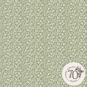 Laura Ashley Sweet Alyssum Moss Green Wallpaper - 1 of 4