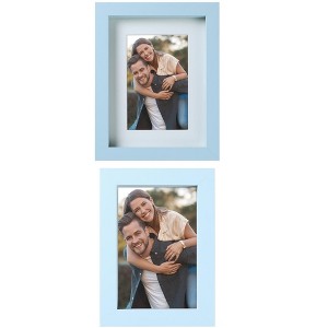 REGALWOVEN Rustic Table Top Farmhouse Texture Distressed Photo Frames Picture Frame - 1 of 4