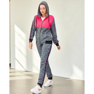 Women's Sweatsuit Love Stripe Outfit - 1 of 4