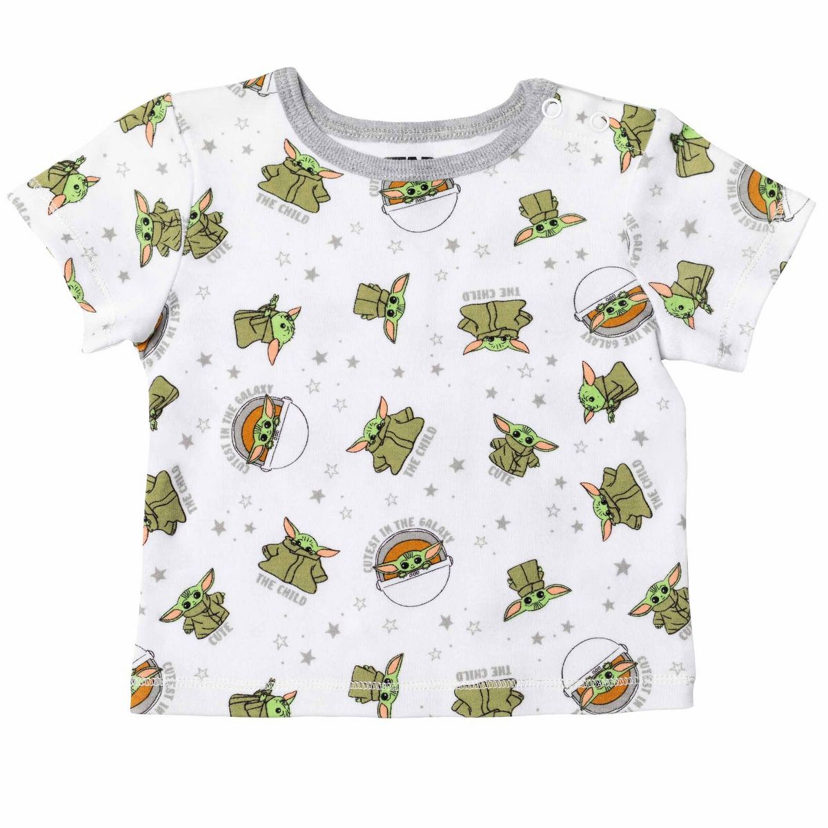 Star Wars Baby Boys' Shortall T-Shirt and Bucket Hat Set Newborn to Infant - thumbnail 4