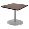 Hampden Furnishings 30" Bennet Collection Square Dining Table Gray/Mahogany - 2 of 4