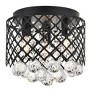 Elegant Lighting Tully 3 light Matte Black Flush Mount - 4 of 4