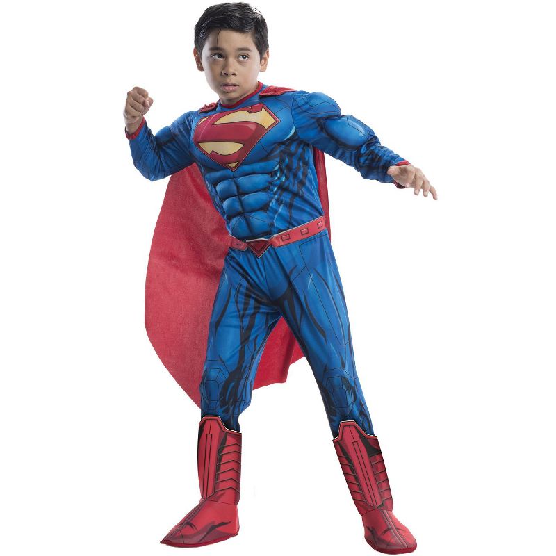 DC Comics Deluxe Superman Child Costume, Large, 1 of 2