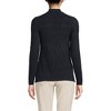 Lands' End Women's Long Sleeve Brushed Lace Mock Neck Top - 2 of 4