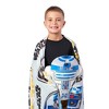 Disney Star Wars Droid Silk Touch Throw Blanket 50X60 inches and Hugger Set 11 inches - 2 of 4