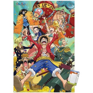 Trends International One Piece: Fishman Island - Crew Treasure Unframed Wall Poster Print White Mounts Bundle 14.725" x 22.375" - 1 of 4