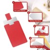 Unique Bargains PU Leather Stainless Steel Travel Compact Mini Makeup Mirror - 3 of 4