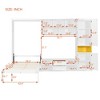 Twin Size Murphy Bed Space-saving Wall Bed Foldable Bed with TV Stand, 2 Drawers, Shelves & Cabinets - ModernLuxe - 4 of 4