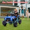 Jojoka 12V Kids Electric Ride-On Truck with Remote Control, 3 Speeds, 6MPH Max, Spring Suspension, LED Lights, Music - 4 of 4