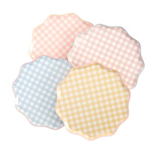 Meri Meri Gingham Side Plates (Pack of 12) - 1 of 4