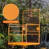 45" x 43" Forklift Safety Cage,2200 LBS Heavy Duty Steel Forklift Man Basket, Foldable Forklift Work Platform for Aerial Work - 3 of 4