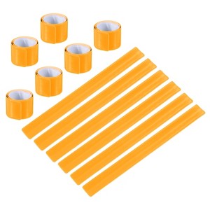 Unique Bargains High Visibility Reflective Slap Bands for Night Jogging Cycling Hiking 12 Pcs - 1 of 3