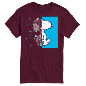 Men's - Peanuts - Snoopy Wire Frame Short Sleeve Graphic T-Shirt - 1 of 4