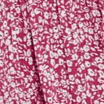 berry red ditsy floral