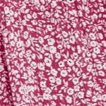 berry red ditsy floral