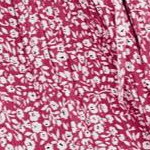 berry red ditsy floral