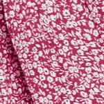 berry red ditsy floral