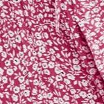 berry red ditsy floral