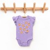 The Juniper Shop SmileyWorld Pumpkin Collage Daisies Flutter Sleeve Bodysuit - 2 of 4