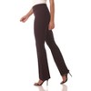 Rekucci Women's All Season Knit Secret Figure Bootcut Pants – Pull-On Comfort with Tummy Control - Eggplant, 16 Tall - 2 of 4