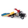 DRIVEN by Battat – Large Toy Truck with Car and Crane Arm – Tow Truck