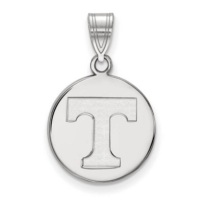 Black Bow Jewelry 14k White Gold Tennessee Volunteers NCAA Medium Pendant