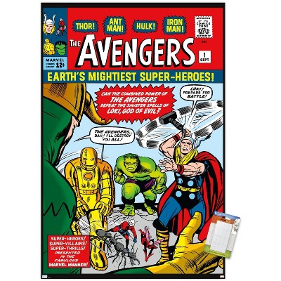 Trends International Marvel Comics Avengers #1 Unframed Wall Poster ...