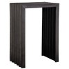 Uttermost In The Groove Aluminum Accent Table - 4 of 4