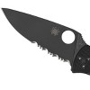 Spyderco Lightweight Tenacious Pocket Knife with 3.39" 8Cr13MoV Steel Blade | Superior Cutting Performance with Black Oxide CombinationEdge, Black - 4 of 4