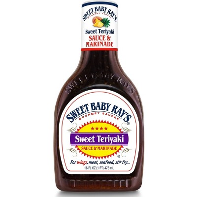 Sweet Baby Ray's Sweet Teriyaki Marinade & Wing Sauce - 16oz