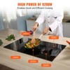 VEVOR Electric Cooktop, 5 Burners, 36'' Induction Stove Top, Built-in Magnetic Cooktop 9200W, 9 Heating Level Multifunctional Burner - 4 of 4