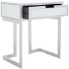 Lilo 1 Drawer Mirror Accent Table - Silver/Mirror - Safavieh - image 3 of 4