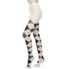 Memoi Women's Classy Argyle Thick Sweater Tights - 4 of 4
