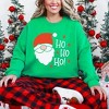 Simply Sage Market Women's Graphic Sweatshirt Ho Ho Ho Santa - 2 of 4