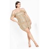 Women's Plus Size Liana Dress - bronze | CITY CHIC - image 2 of 4