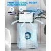 ZAFRO 3.5 Cu.Ft Chest Freezer with Removable Basket and Bottom Defrost Water Drain Freestanding Top Open Door, Deep Freezer , Black - 4 of 4