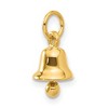Black Bow Jewelry 14k Yellow Gold Wedding Bell Charm or Pendant, 8mm - 4 of 4