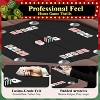 Coucheta 8 Player Poker Table Foldable, Texas Holdem Casino Table,Portable Folding Game Table for Home or Game Room - 3 of 4